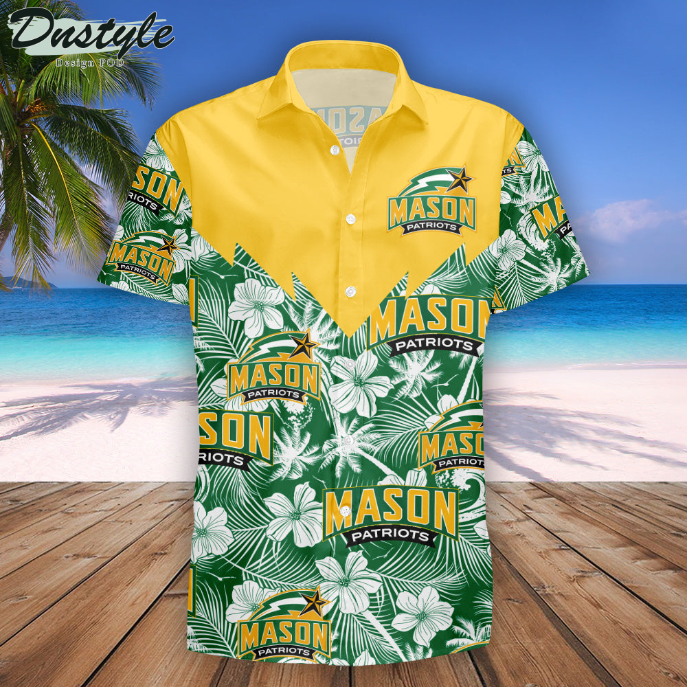 George Mason Patriots Tropical Seamless NCAA Hawaii Shirt