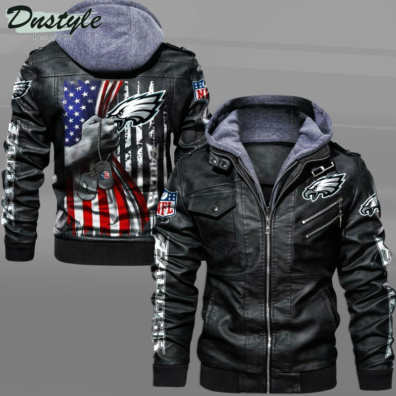 Philadelphia Eagles Independence Day Leather Jacket