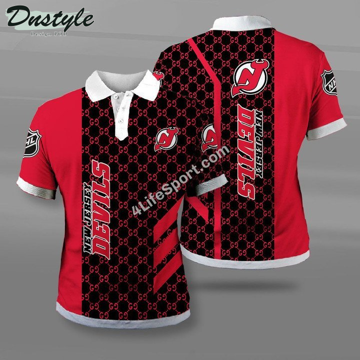 New Jersey Devils 3d Gucci Polo Shirt