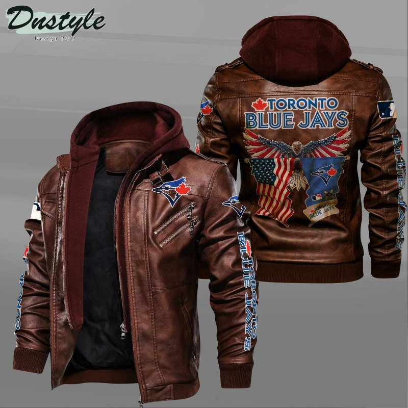 Toronto Blue Jays American Eagle Leather Jacket