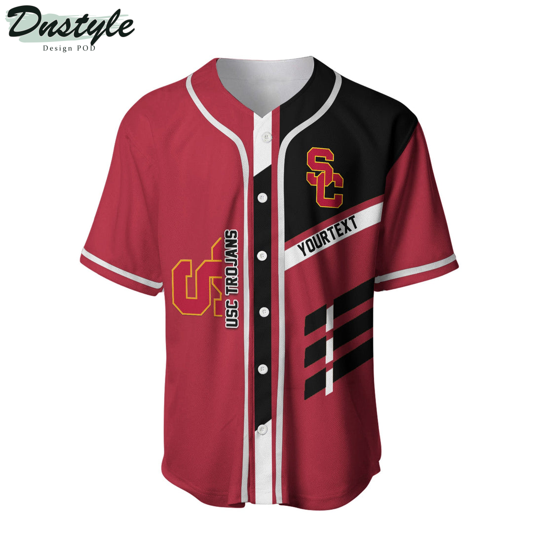 USC Trojans Custom Name Baseball Jersey