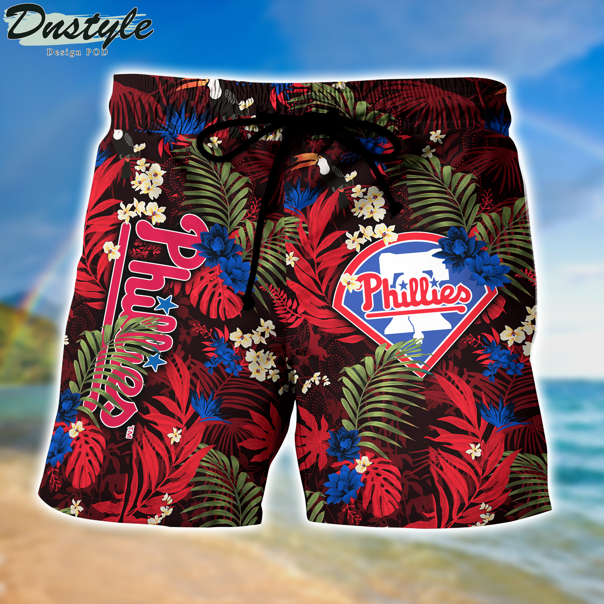 Philadelphia Phillies Tropical New Collection Hawaii Shirt And Shorts