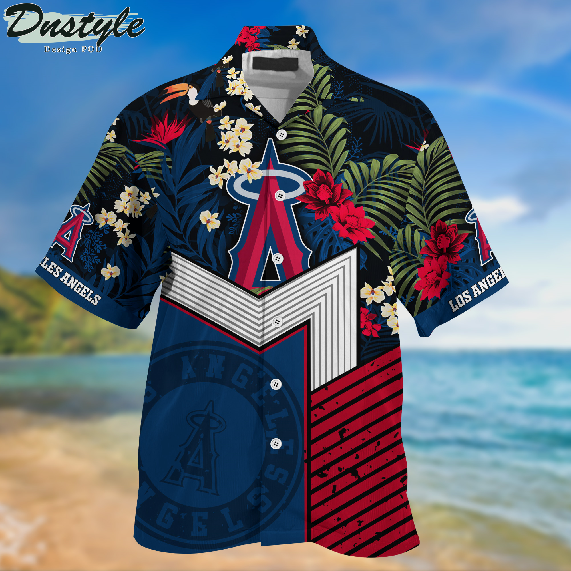 Los Angeles Angels Tropical New Collection Hawaii Shirt And Shorts