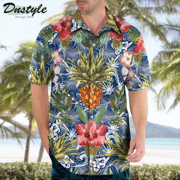 Byu Cougars Pineapple Tropical Hawaiian Shirt