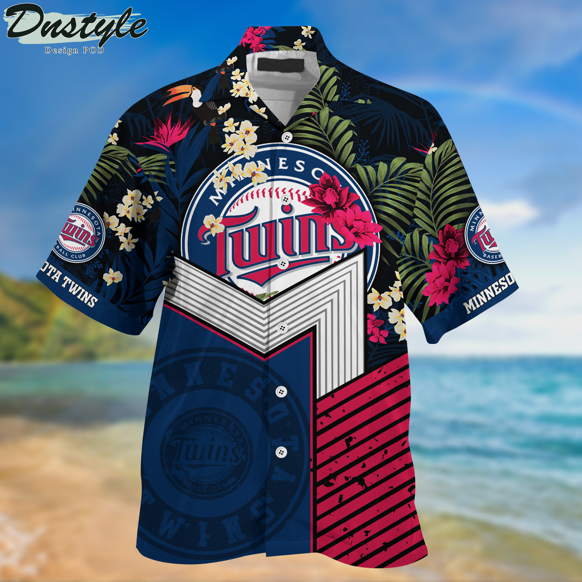 Minnesota Twins Tropical New Collection Hawaii Shirt And Shorts