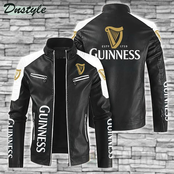 Guinness Beer Sport Leather Jacket