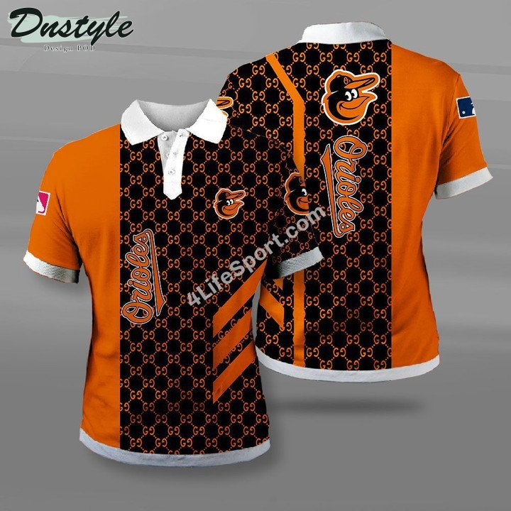 Baltimore Orioles 3d Gucci Polo Shirt