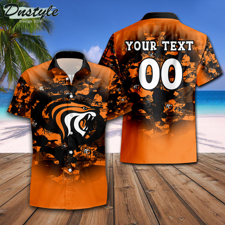 Personalized Pacific Tigers Camouflage Vintage NCAA Hawaii Shirt