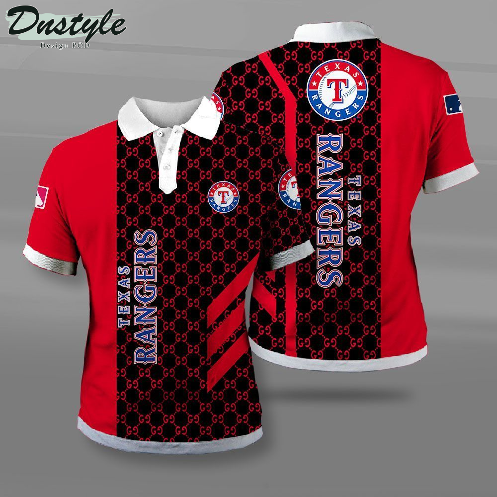 Texas Rangers 3d Gucci Polo Shirt