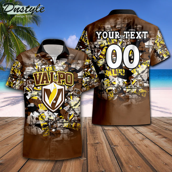 Personalized Valparaiso Beacons Camouflage Vintage NCAA Hawaii Shirt