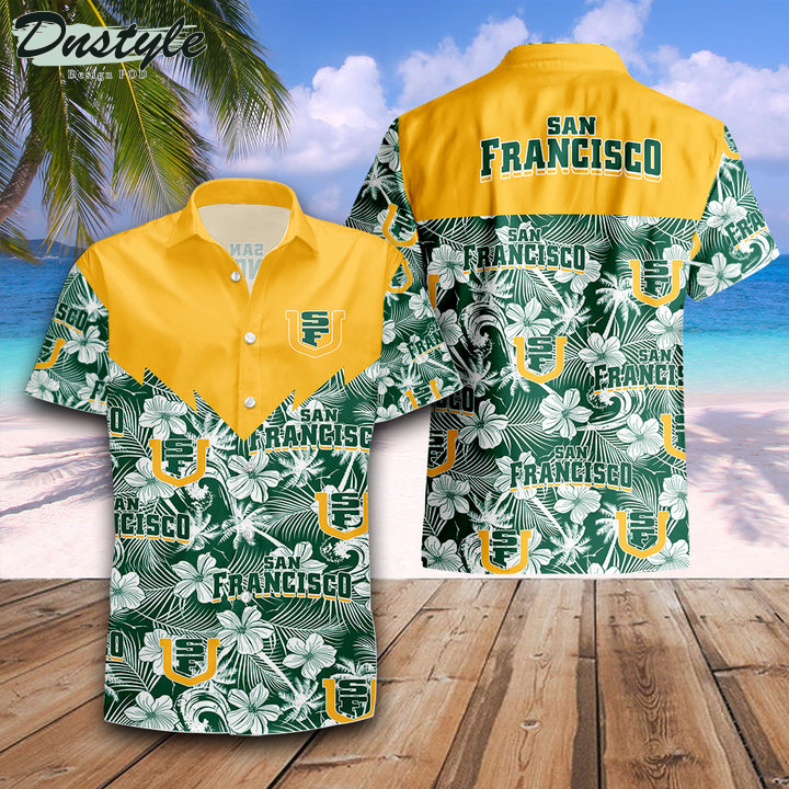 San Francisco Dons Tropical NCAA Hawaii Shirt