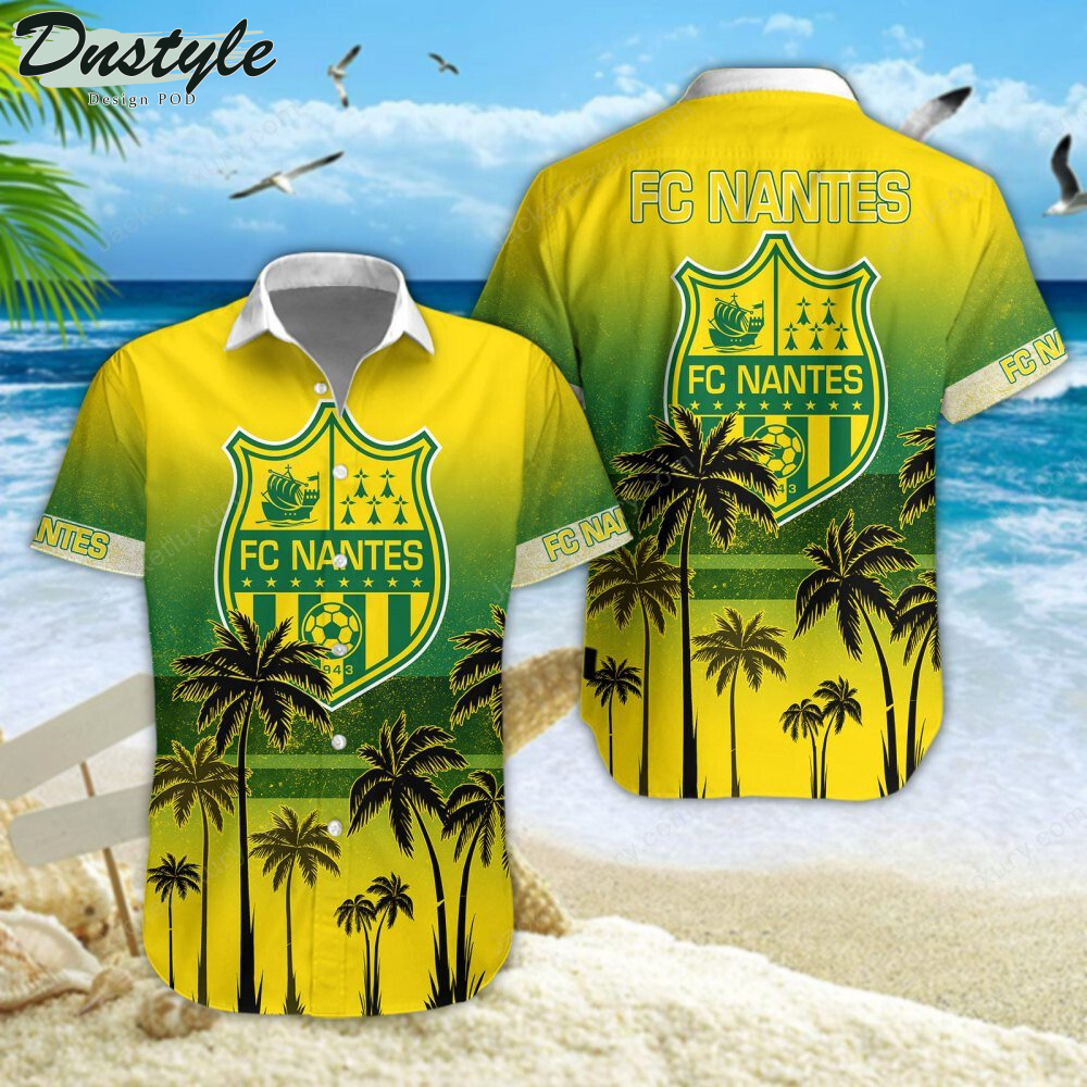 FC Nantes Hawaiian Shirt Beach Short