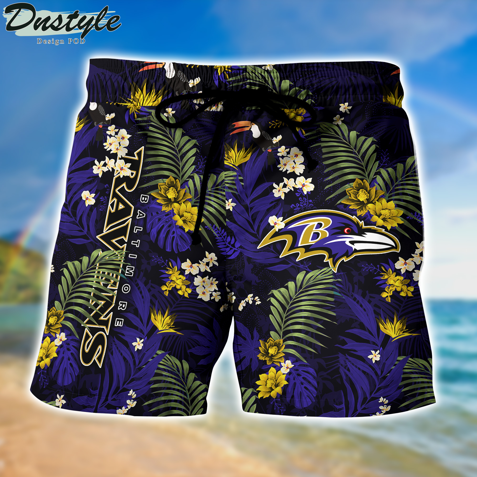 Baltimore Ravens Hawaii Shirt And Shorts New Collection