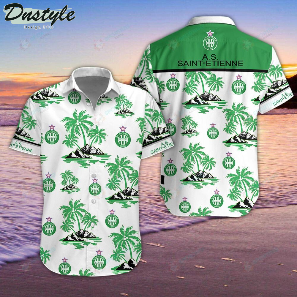 AS Saint-Etienne Hawaiian Shirt