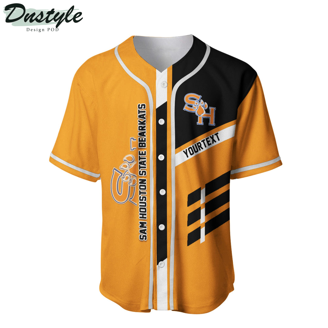 Sam Houston State Bearkats Custom Name Baseball Jersey