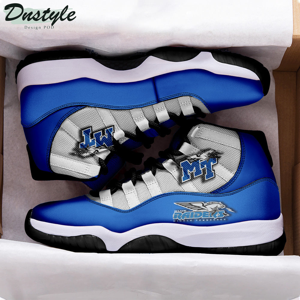 Middle Tennessee Blue Raiders Air Jordan 11 Shoes Sneaker