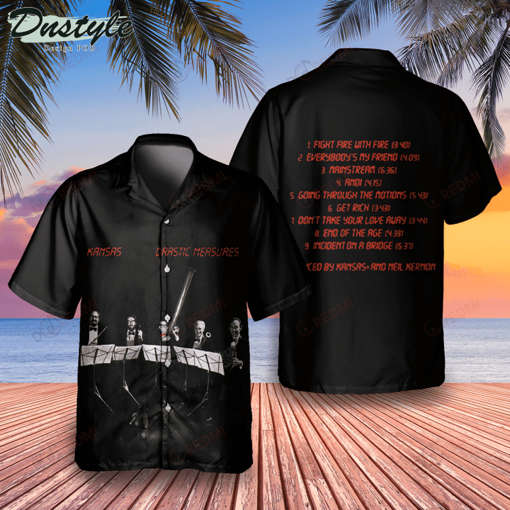 Kansas Band Drastic Measures Hawaiian Shirt