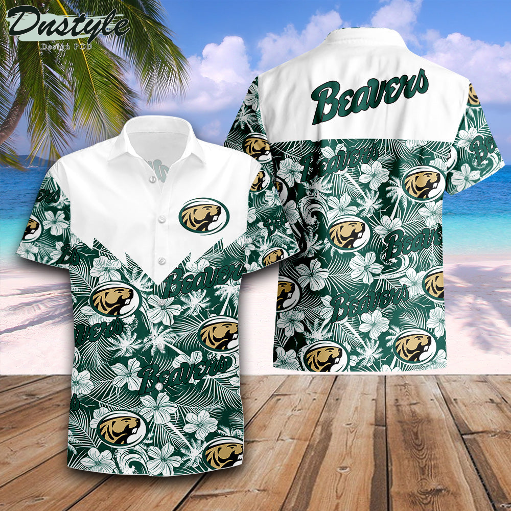 Bemidji State Beavers Tropical Seamless NCAA Hawaii Shirt