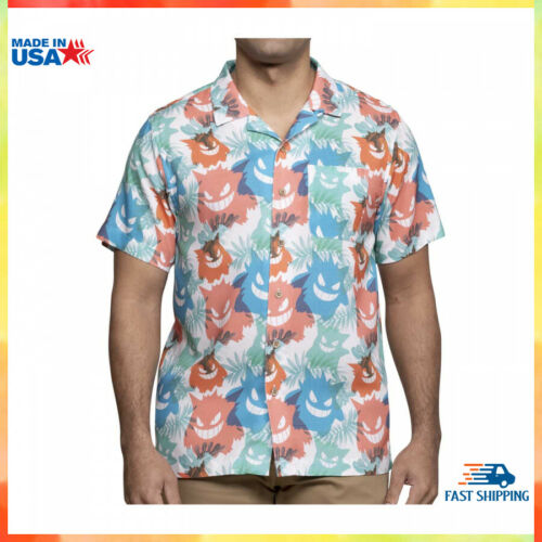 Pokemon Gengar Tropical Hawaiian Shirt