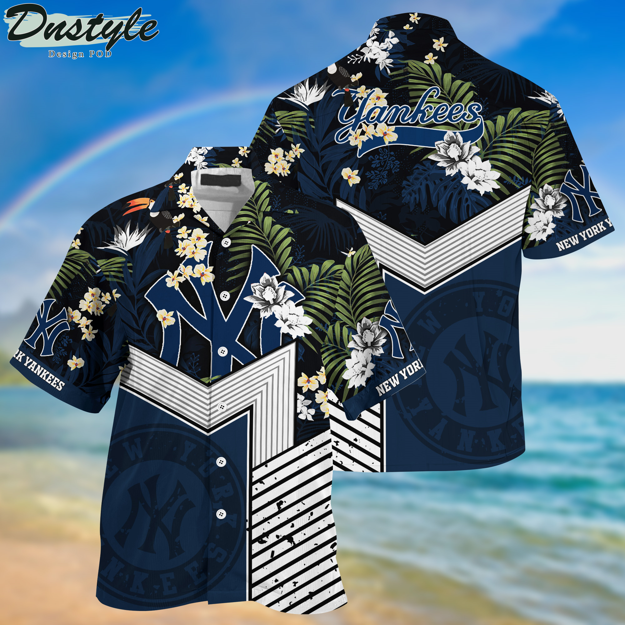 New York Yankees Tropical New Collection Hawaii Shirt And Shorts