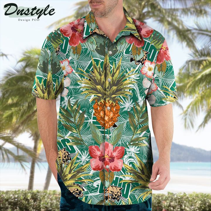 Ohio Bobcats Pineapple Tropical Hawaiian Shirt