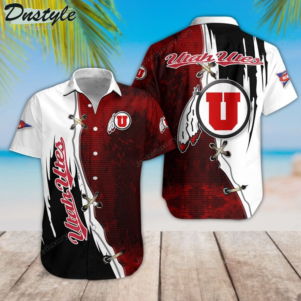 Utah Utes Football Hawaiian Shirt