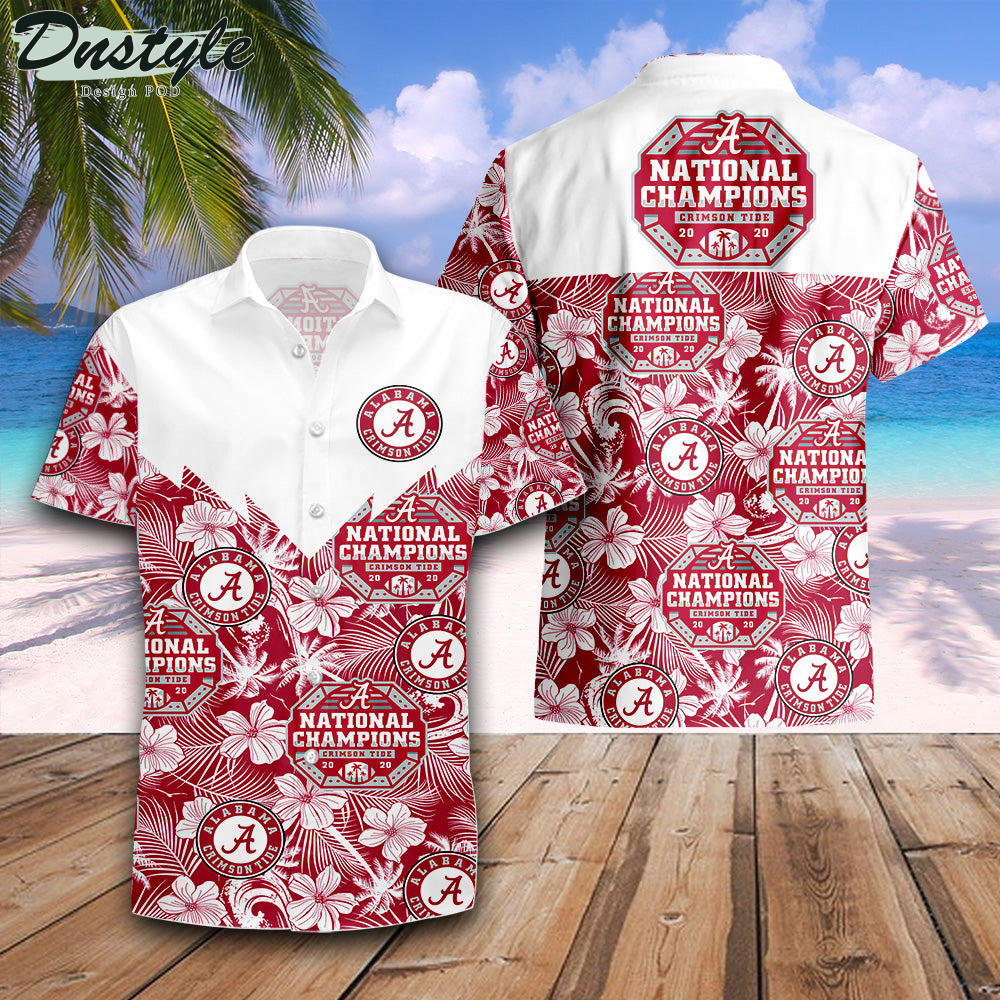 Alabama Crimson Tide Tropical Seamless NCAA Hawaii Shirt