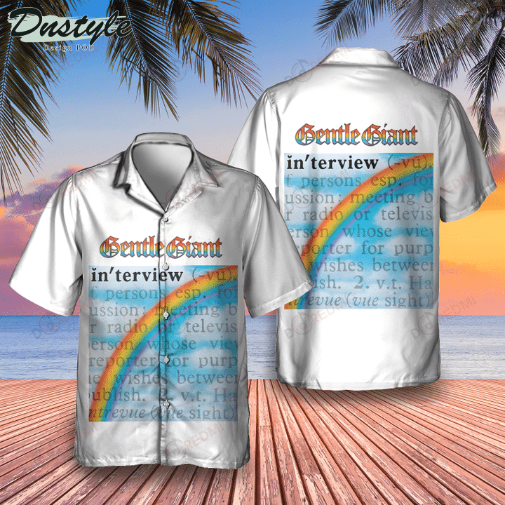 Gentle Giant Rainbow Hawaiian Shirt
