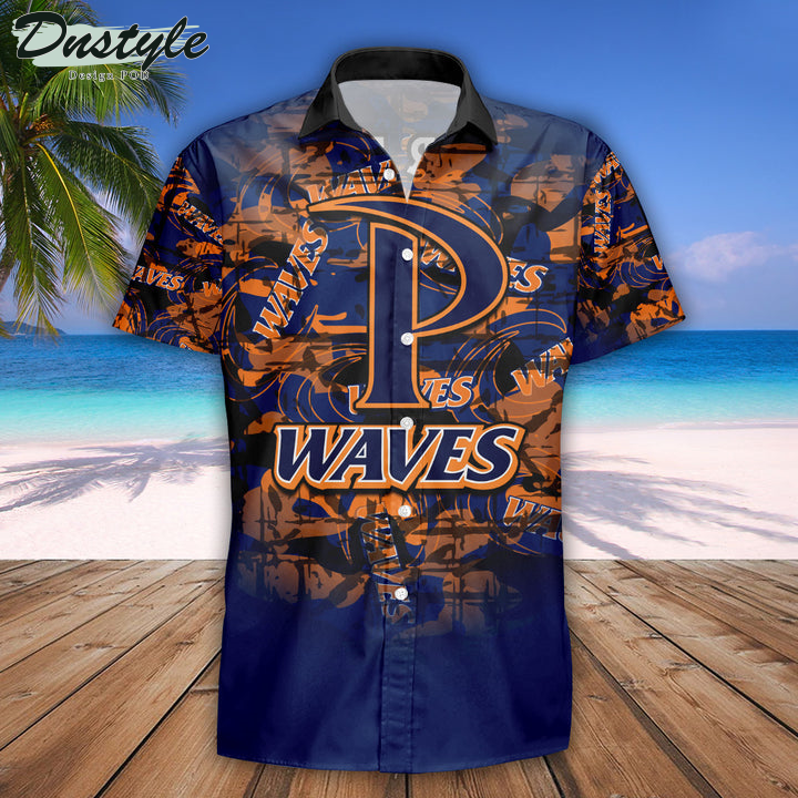 Personalized Pepperdine Waves Camouflage Vintage NCAA Hawaii Shirt