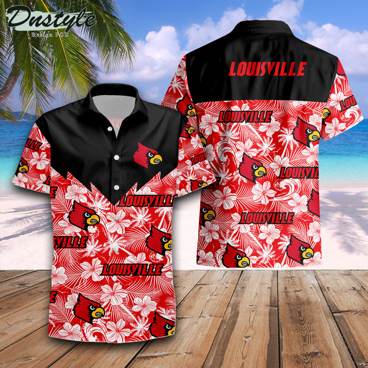 Louisville Cardinals NCAA Hawaiian Shirt
