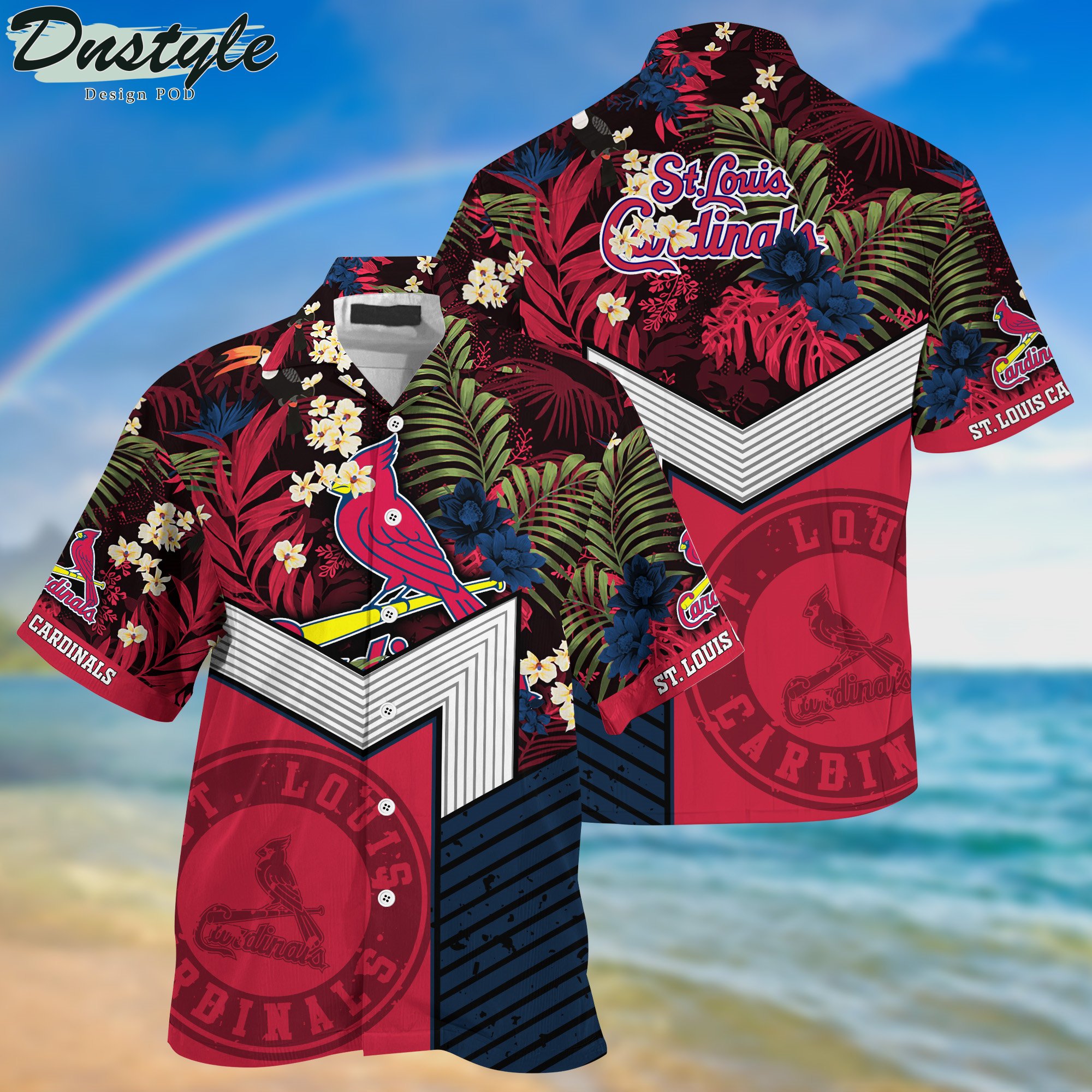 St Louis Cardinals Tropical New Collection Hawaii Shirt And Shorts