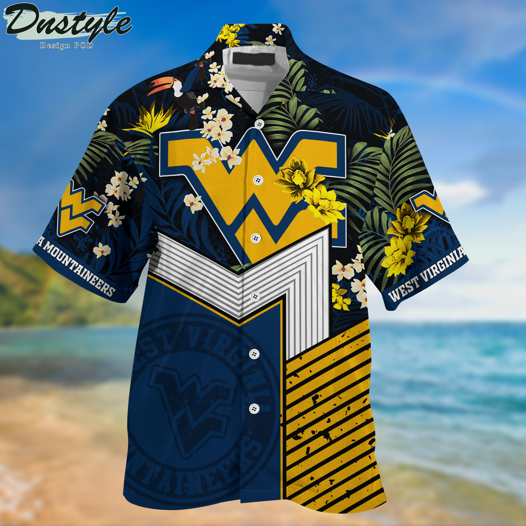 West Virginia Mountaineers Hawaii Shirt And Shorts New Collection