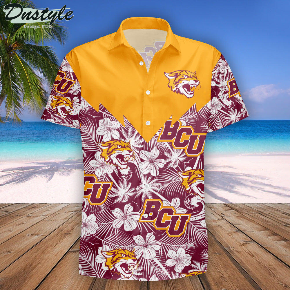 Bethune Cookman Wildcats Tropical Seamless NCAA Hawaii Shirt