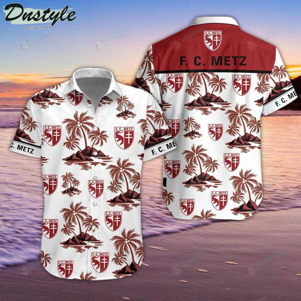 FC Metz Hawaiian Shirt