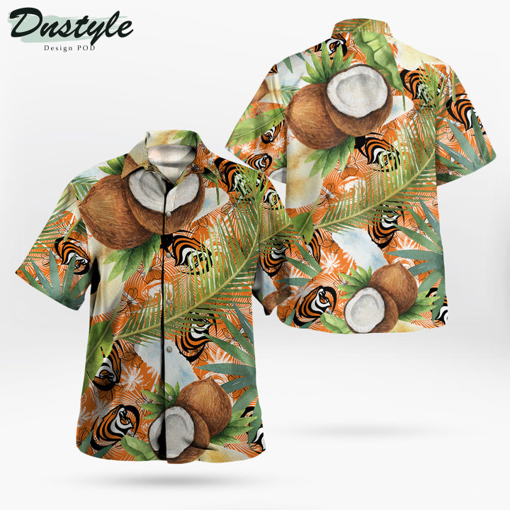 Pacific Tigers Coconut Tropical Hawaiian Shirt