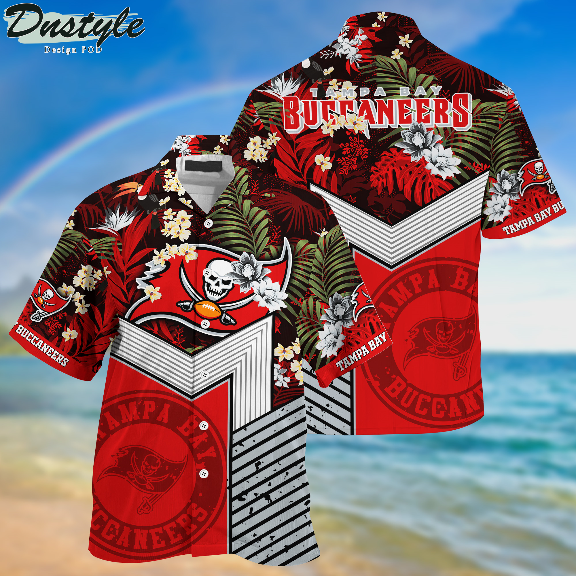 Tampa Bay Buccaneers Hawaii Shirt And Shorts New Collection