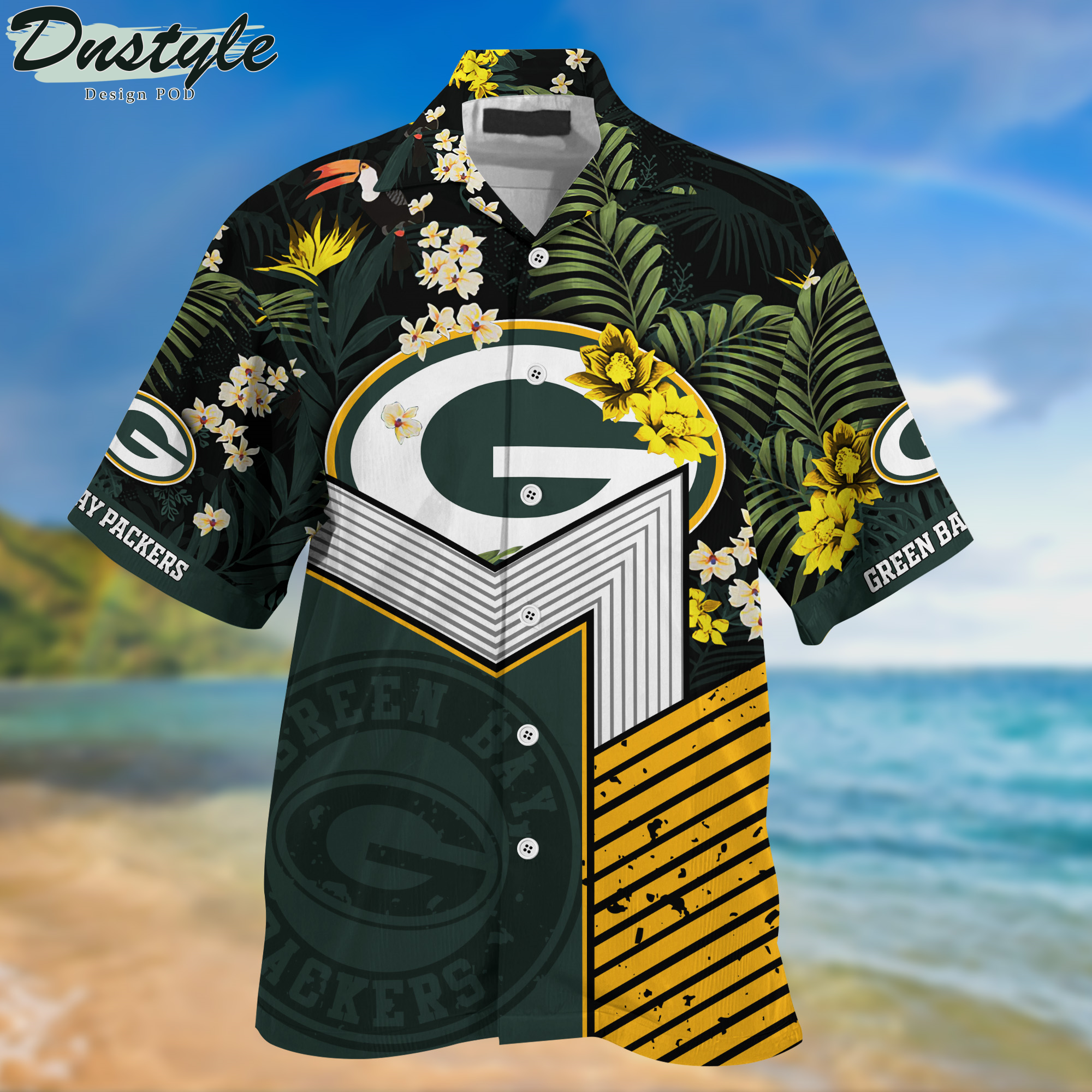 Green Bay Packers Hawaii Shirt And Shorts New Collection