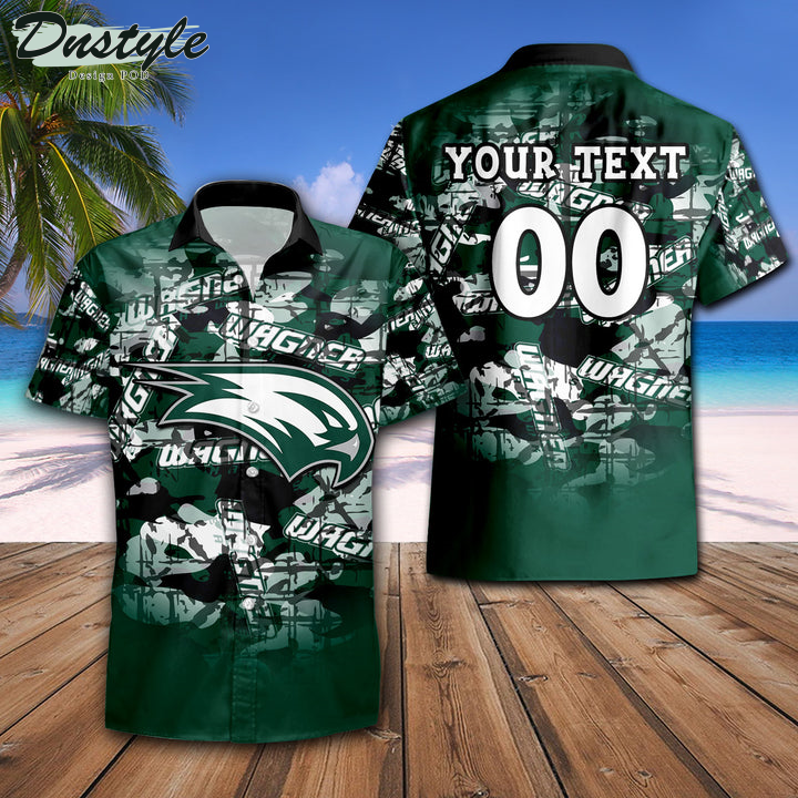 Personalized Wagner Seahawks Camouflage Vintage NCAA Hawaii Shirt
