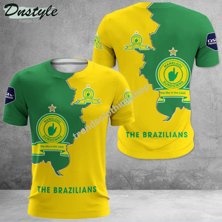 Mamelodi Sundowns F.C. 3D Hoodie Tshirt