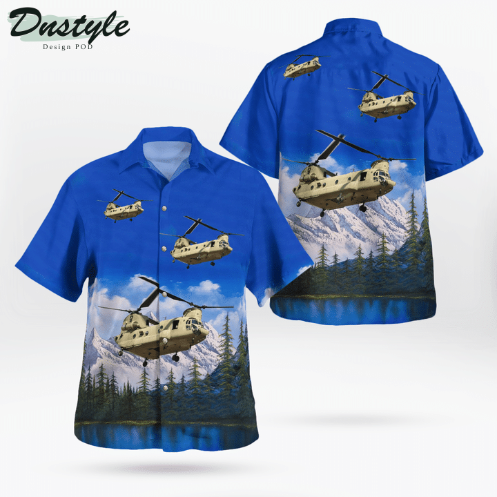 Army Ch-47 Chinook Hawaiian Shirt