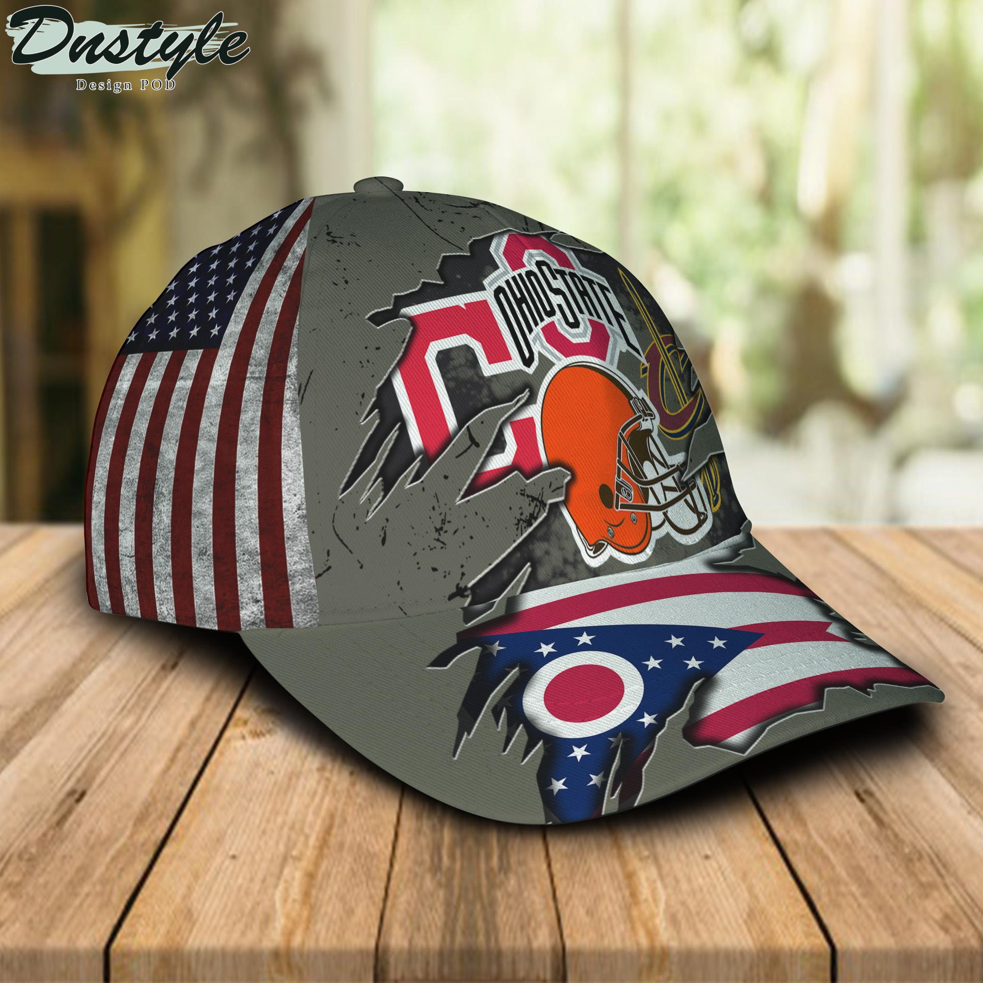 Ohio State Buckeyes Cleveland Cavaliers Cleveland Indians Cleveland Browns Classic Cap