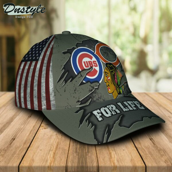 Chicago Cubs Chicago Blackhawks Classic Cap