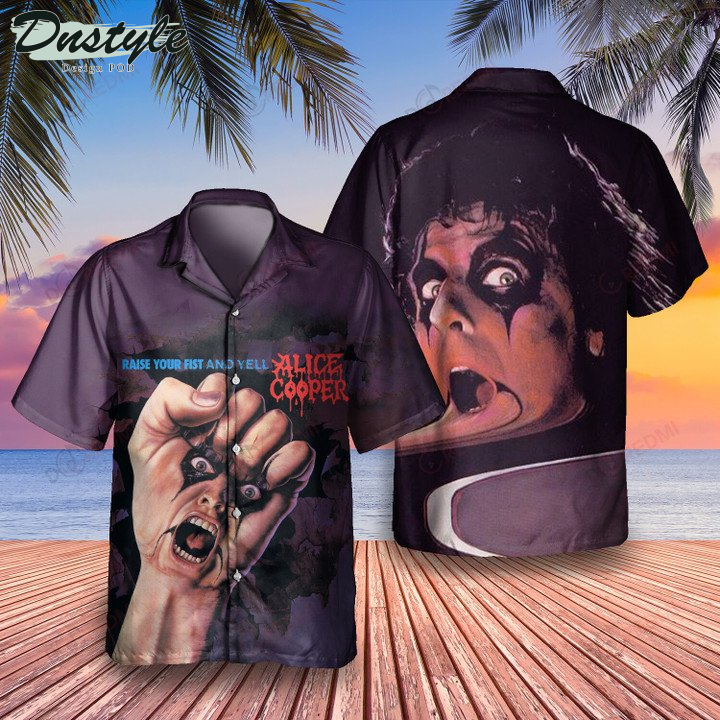 Alice Cooper Band Released Hawaiian Shirt