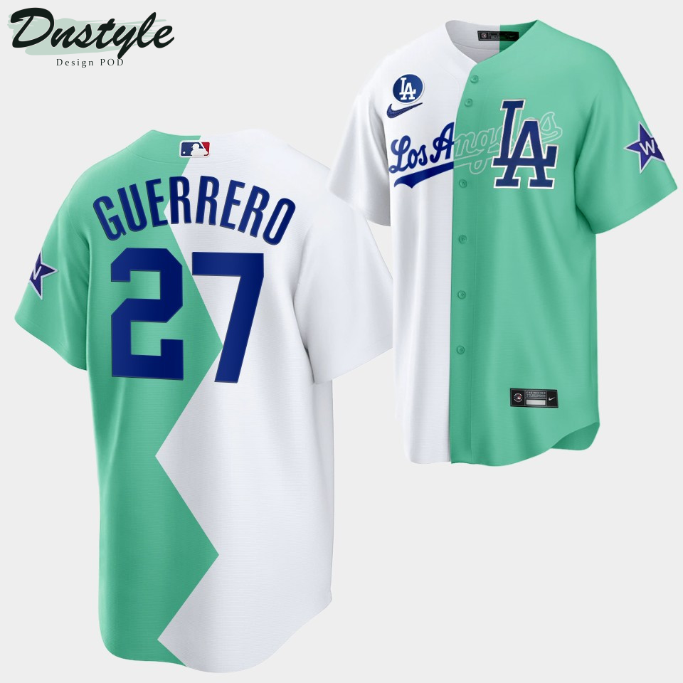 Los Angeles Dodgers Vladimir Guerrero 2022 All-Star Celebrity Softball Game #27 White Green Jersey