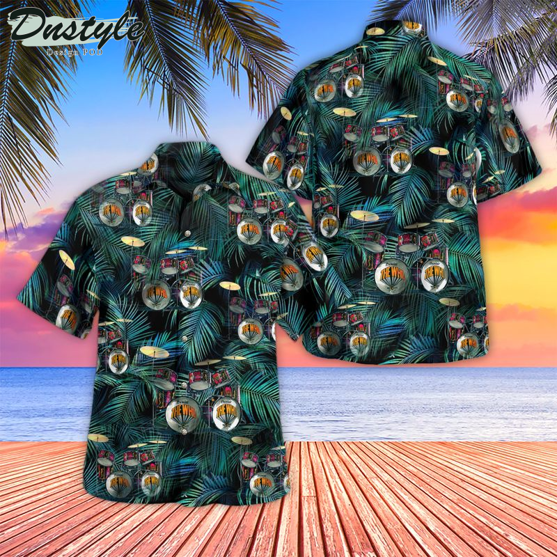 Keith Moon Drum Kit Hawaiian Shirt