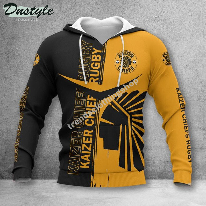 Kaizer Chiefs Rugby 3d Hoodie Tshirt