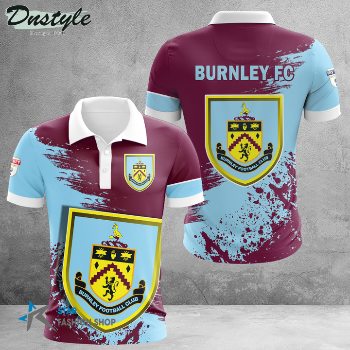 Burnley F.C 3D Polo Shirt