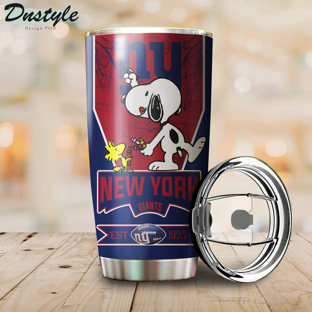 New York Giants Snoopy Tumbler
