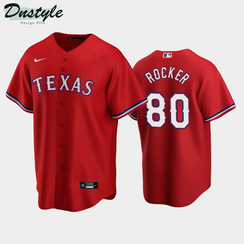 2022-23 Draft Texas Rangers Kumar Rocker 80 White Home Jersey - Dingeas