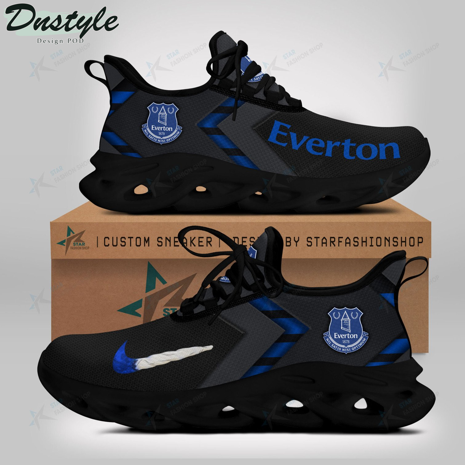Everton F.C EPL Custom Max Soul Shoes